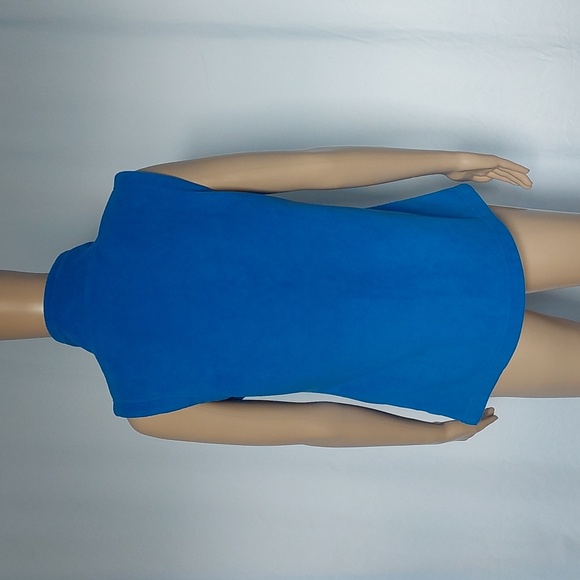 Spring seaon women's fleece vest blue size S - Picture 2 of 10